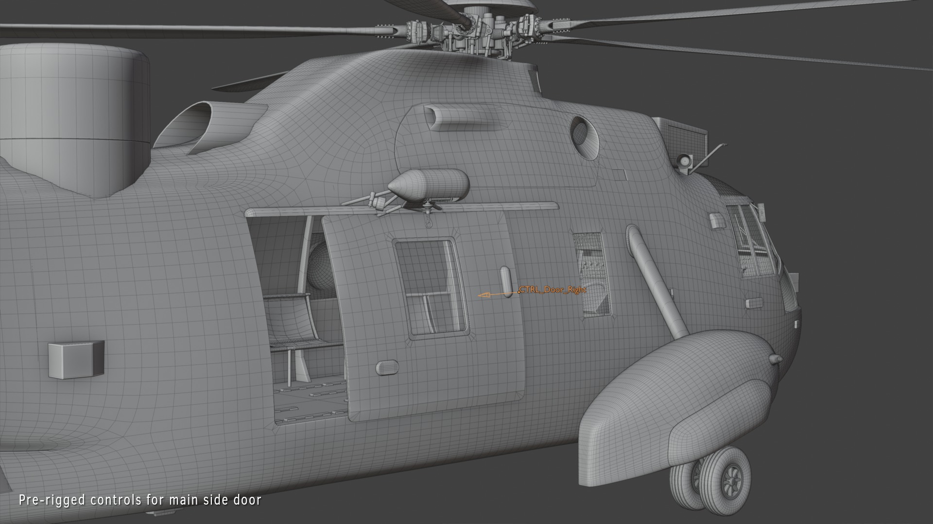 Westland Sea King HAR5 Royal Navy 3D model_9