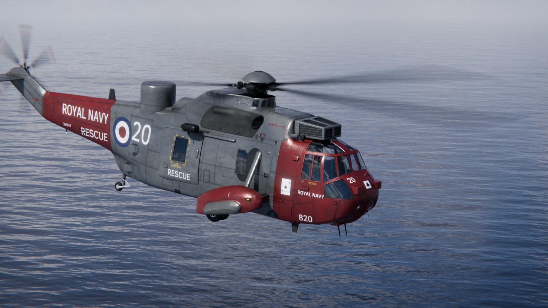 Westland Sea King HAR5 Royal Navy 3D model_5
