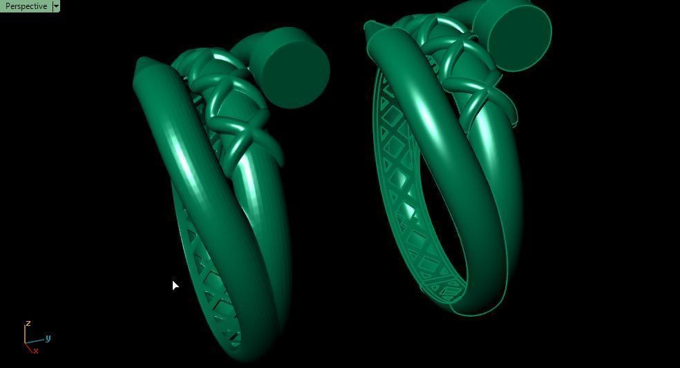 nail fusion ring 3D print model_3