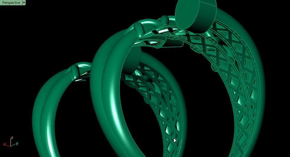 nail fusion ring 3D print model_5