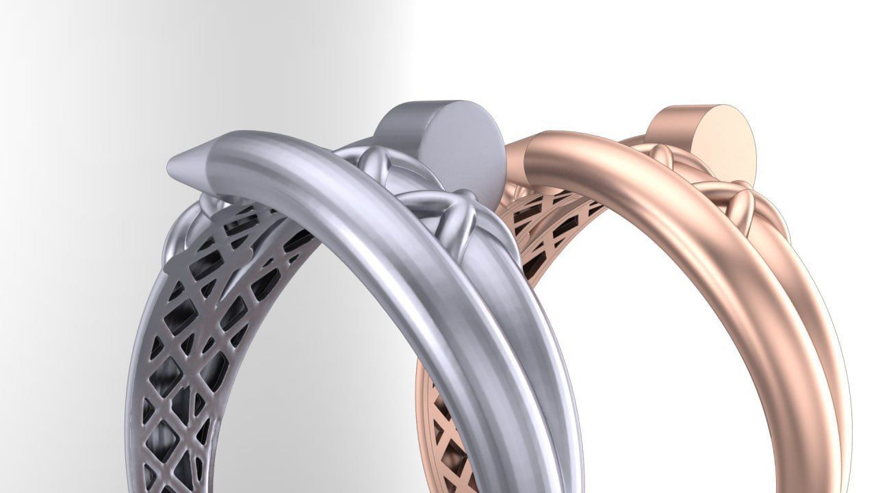 nail fusion ring 3D print model_1