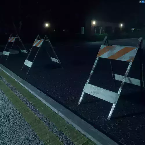 Roadwork Metal Barricade 3D model