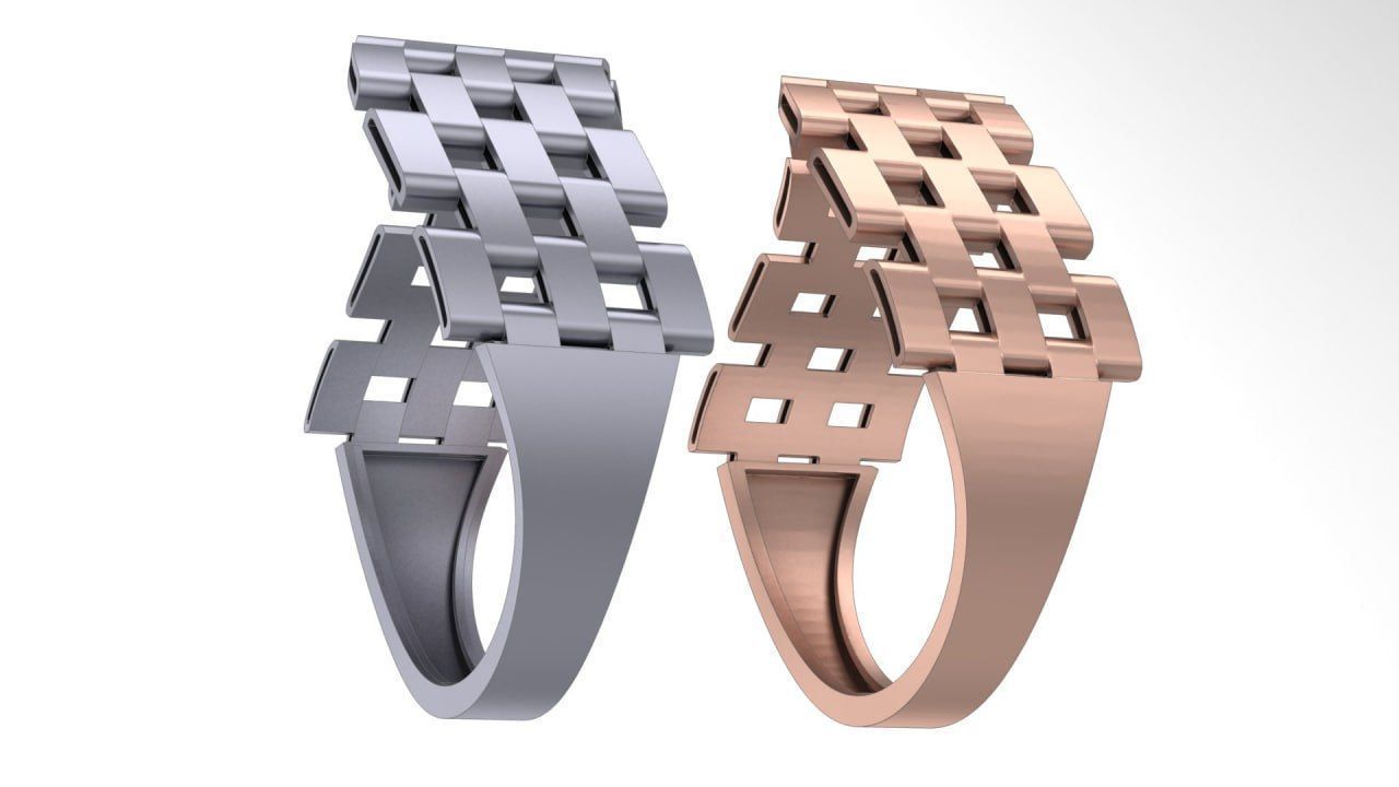 serolex but solid fusion ring 3D print model_1