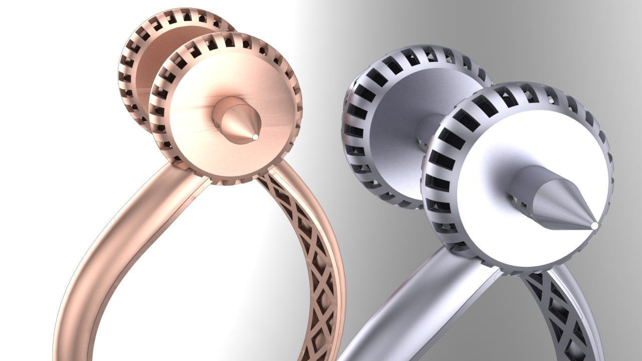 nail fusion ring ver2 3D print model_3