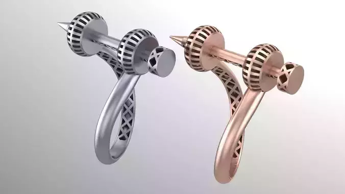 nail fusion ring ver2 3D print model