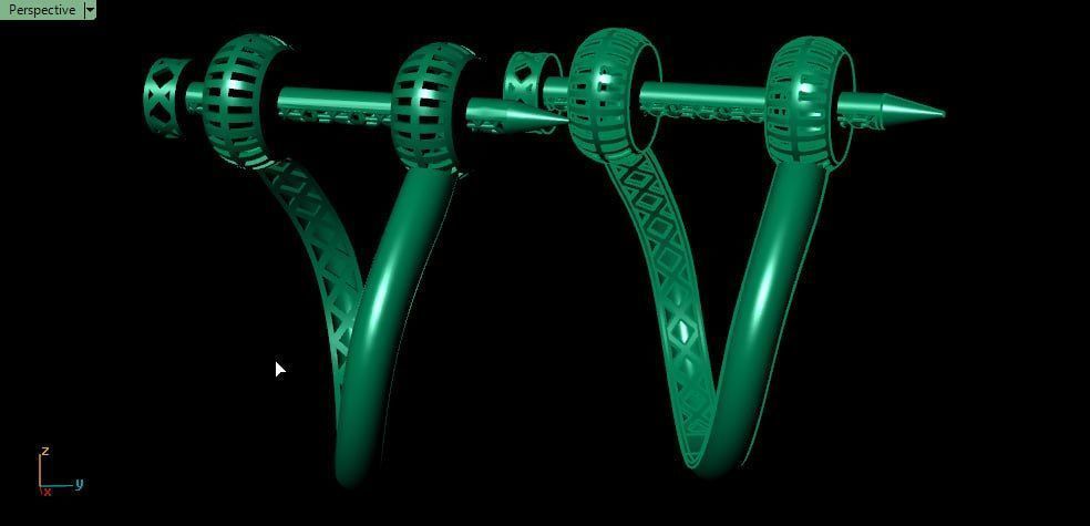 nail fusion ring ver2 3D print model_5