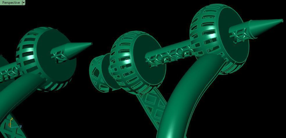 nail fusion ring ver2 3D print model_6