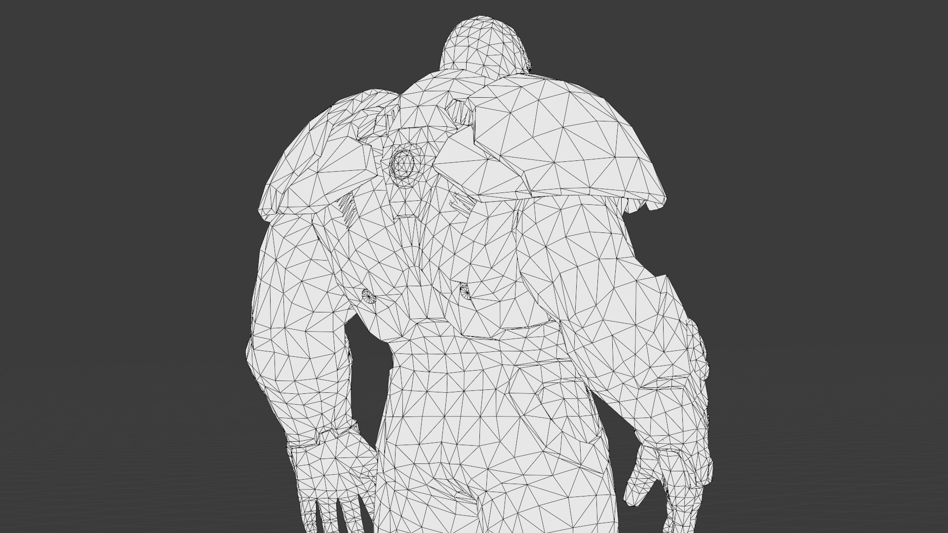 Darkseid 3D Model Rigged Game Ready Supervillain Low-poly 3D model_40