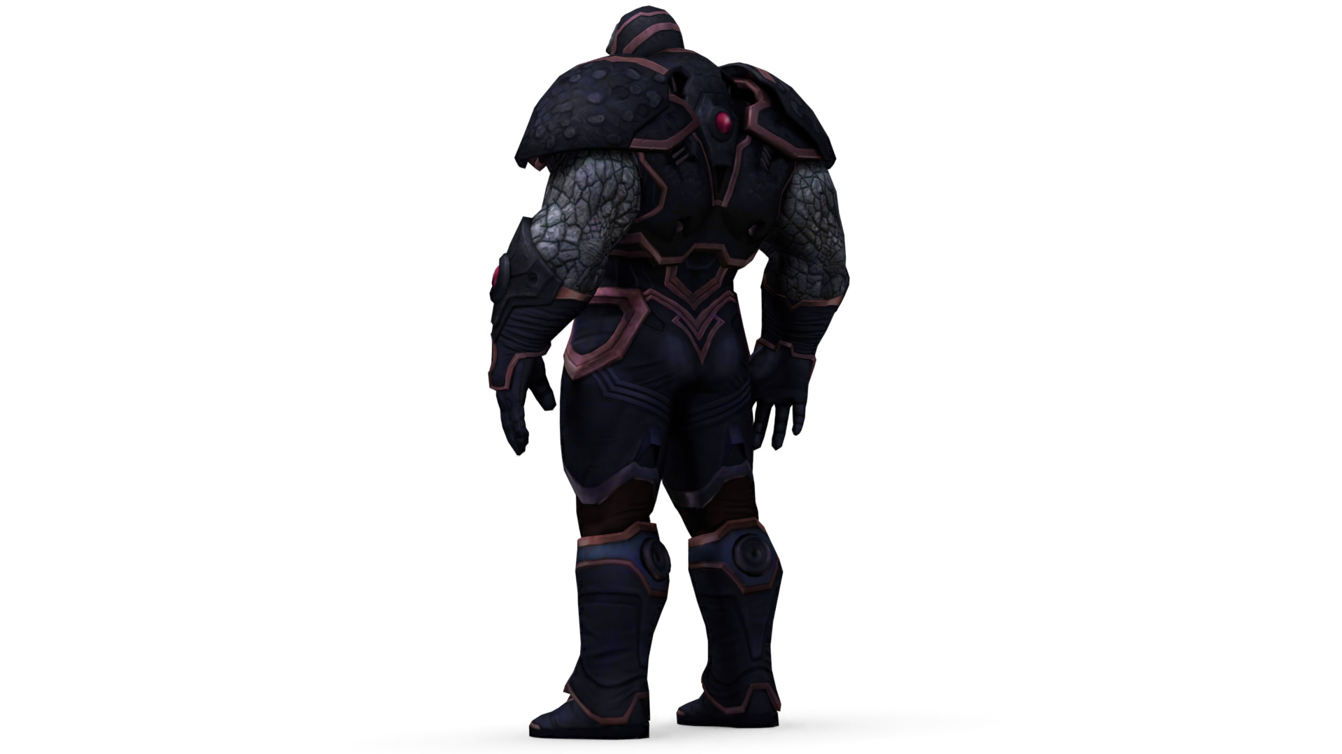Darkseid 3D Model Rigged Game Ready Supervillain Low-poly 3D model_7