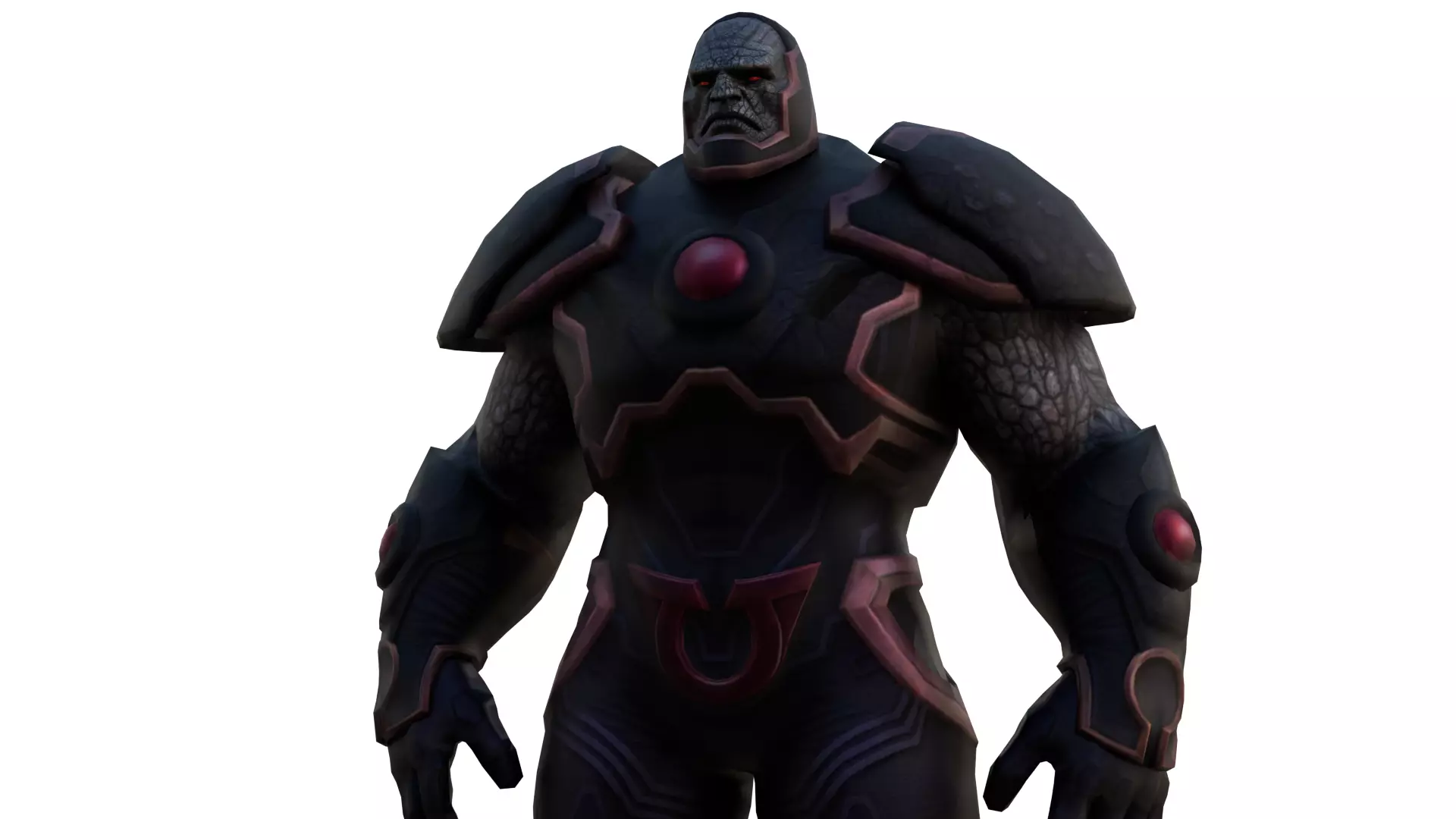 Darkseid 3D Model Rigged Game Ready Supervillain Low-poly 3D model_0