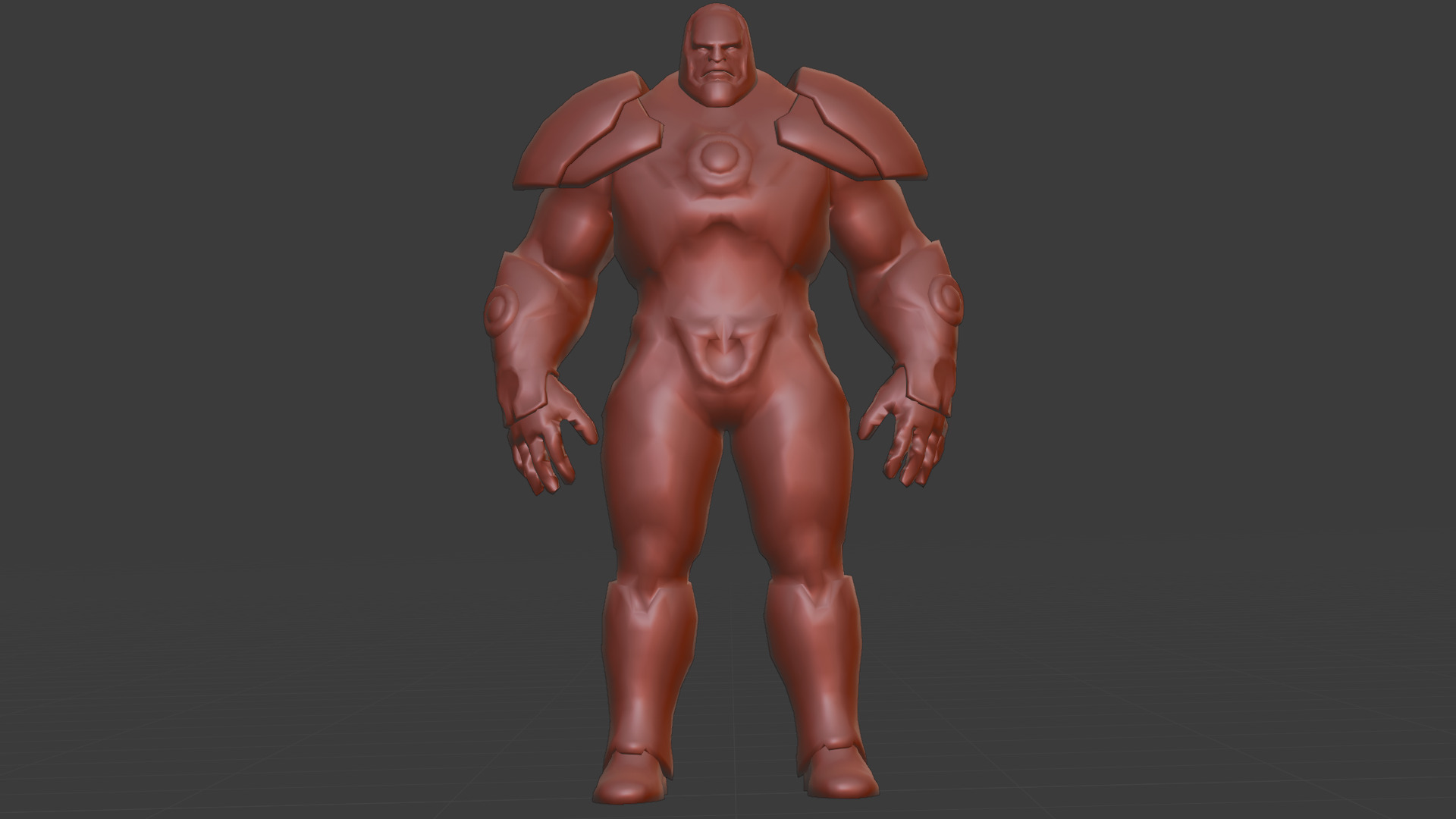 Darkseid 3D Model Rigged Game Ready Supervillain Low-poly 3D model_20