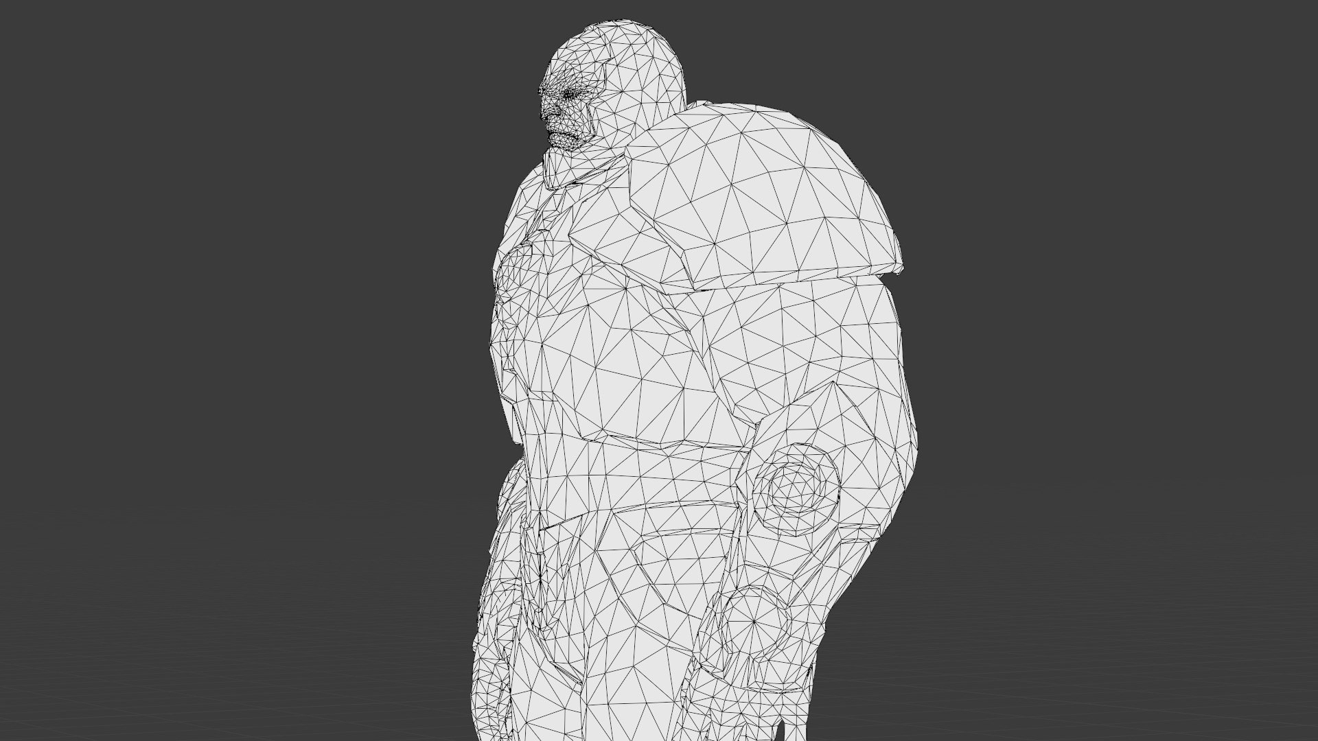 Darkseid 3D Model Rigged Game Ready Supervillain Low-poly 3D model_35