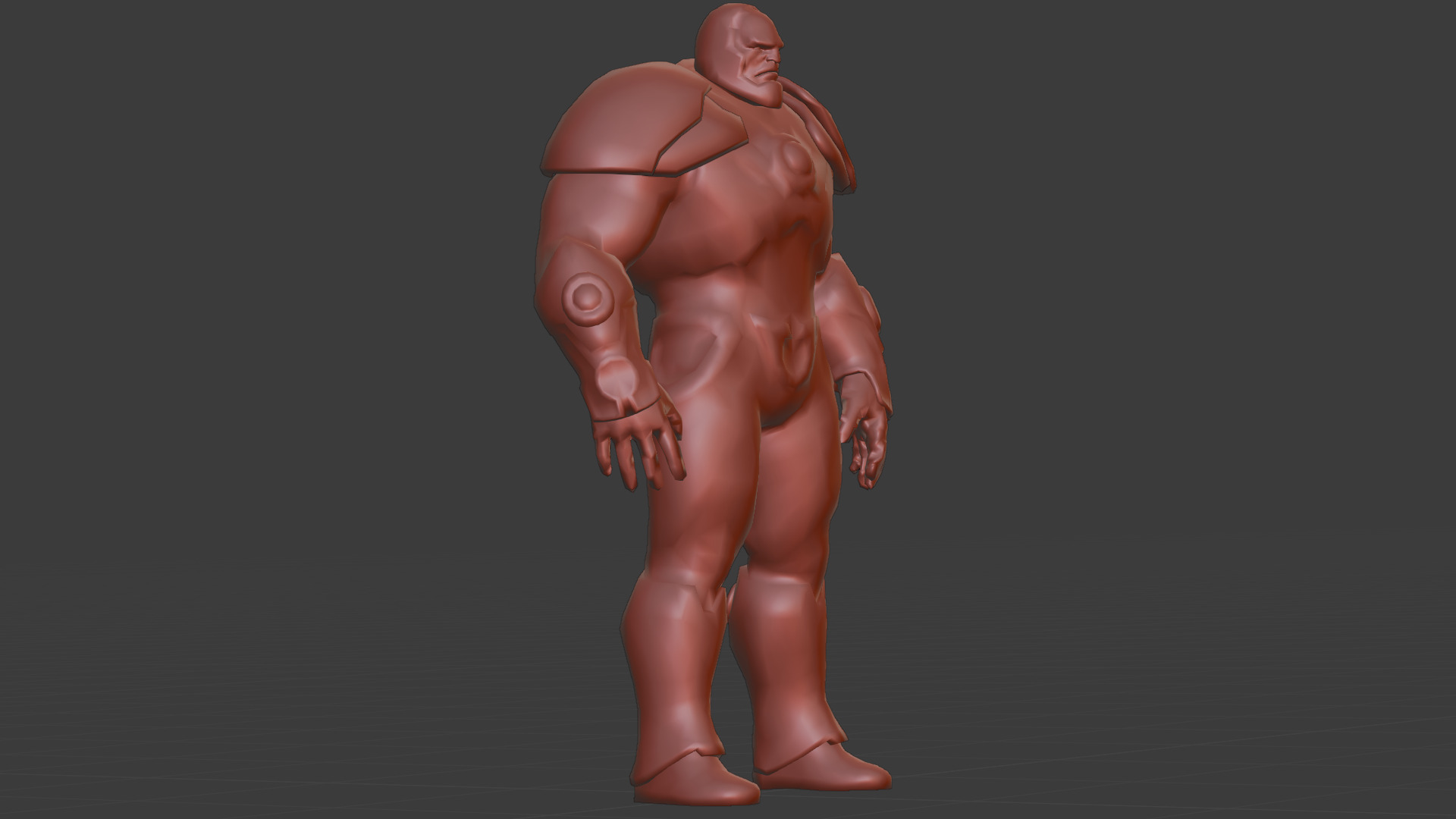 Darkseid 3D Model Rigged Game Ready Supervillain Low-poly 3D model_25