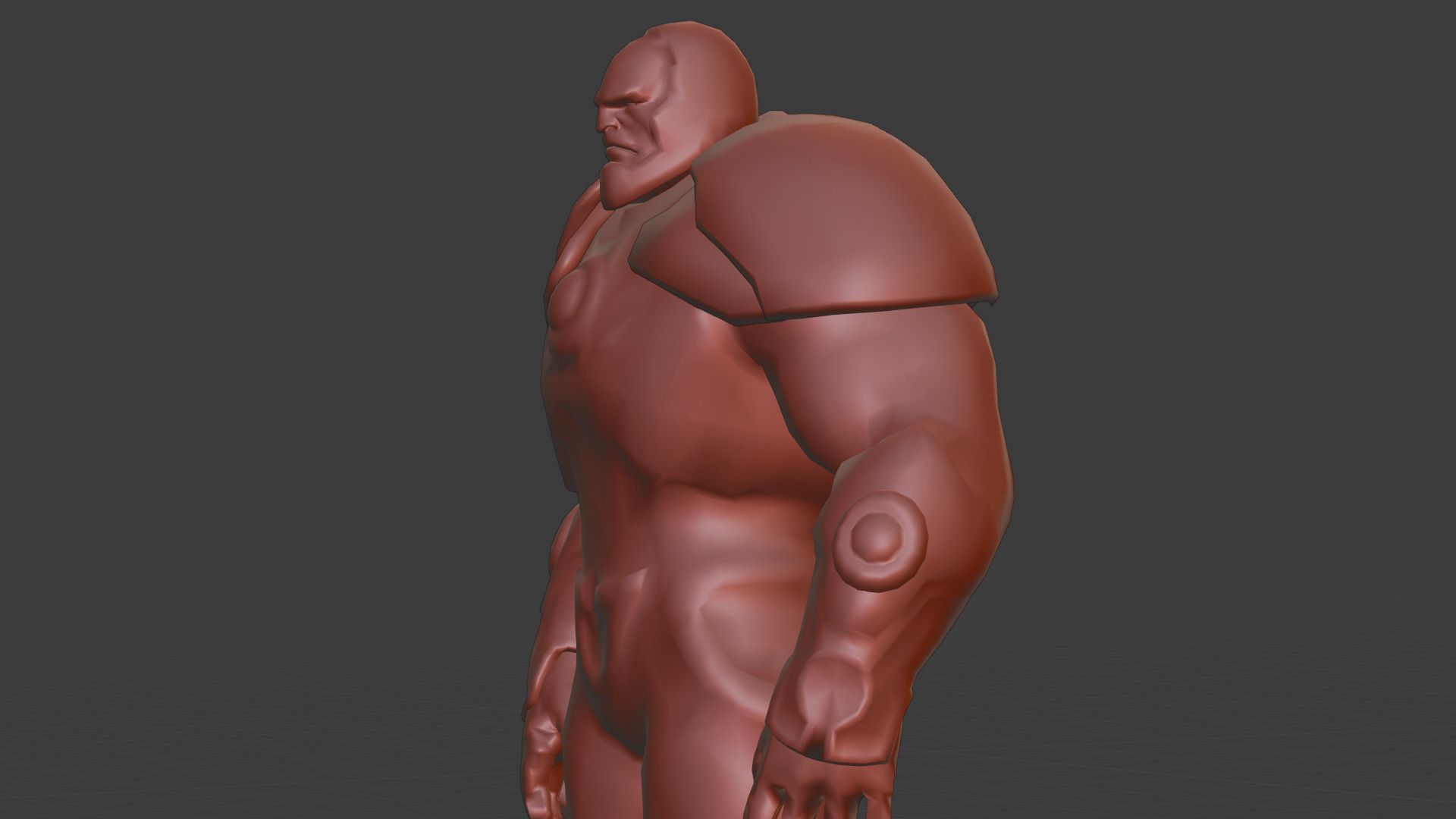 Darkseid 3D Model Rigged Game Ready Supervillain Low-poly 3D model_28
