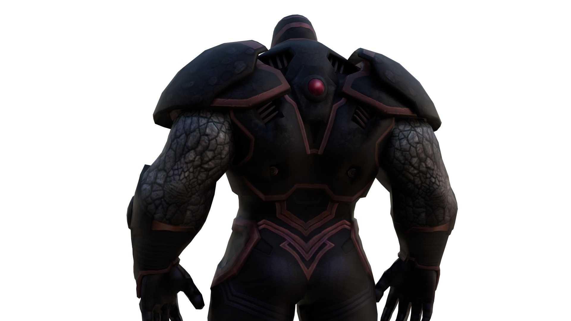 Darkseid 3D Model Rigged Game Ready Supervillain Low-poly 3D model_3