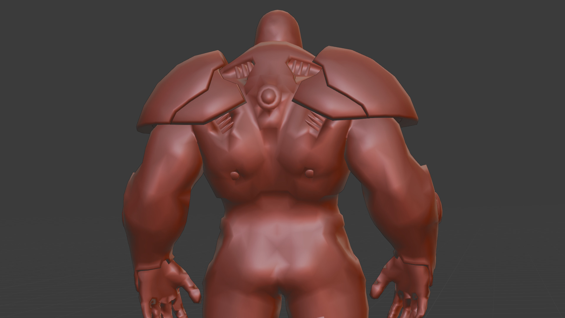 Darkseid 3D Model Rigged Game Ready Supervillain Low-poly 3D model_26