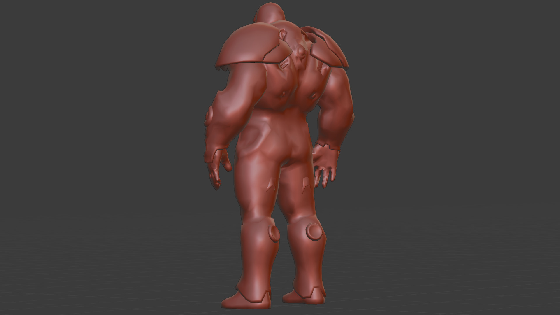 Darkseid 3D Model Rigged Game Ready Supervillain Low-poly 3D model_21