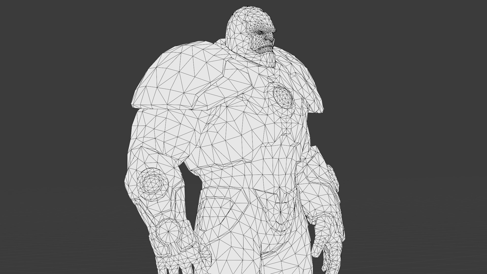 Darkseid 3D Model Rigged Game Ready Supervillain Low-poly 3D model_38