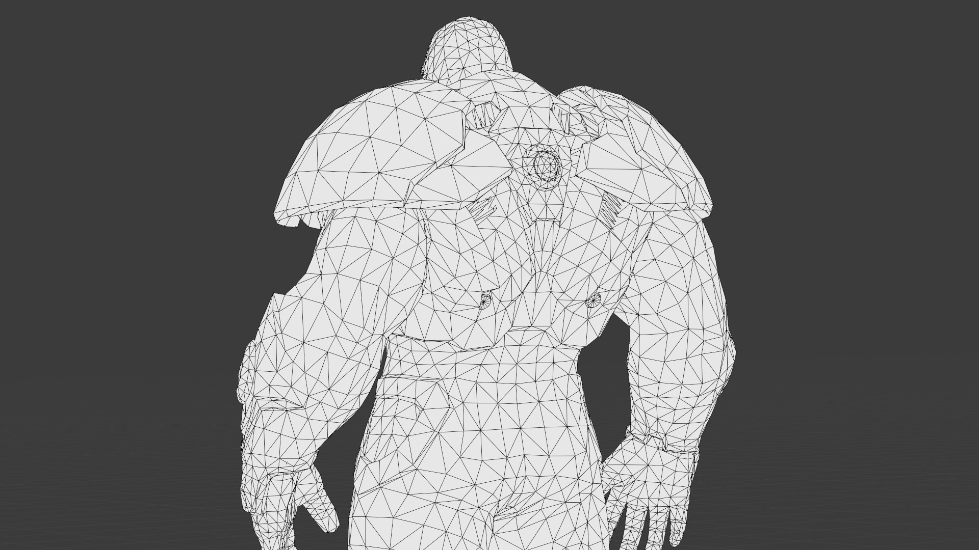 Darkseid 3D Model Rigged Game Ready Supervillain Low-poly 3D model_41