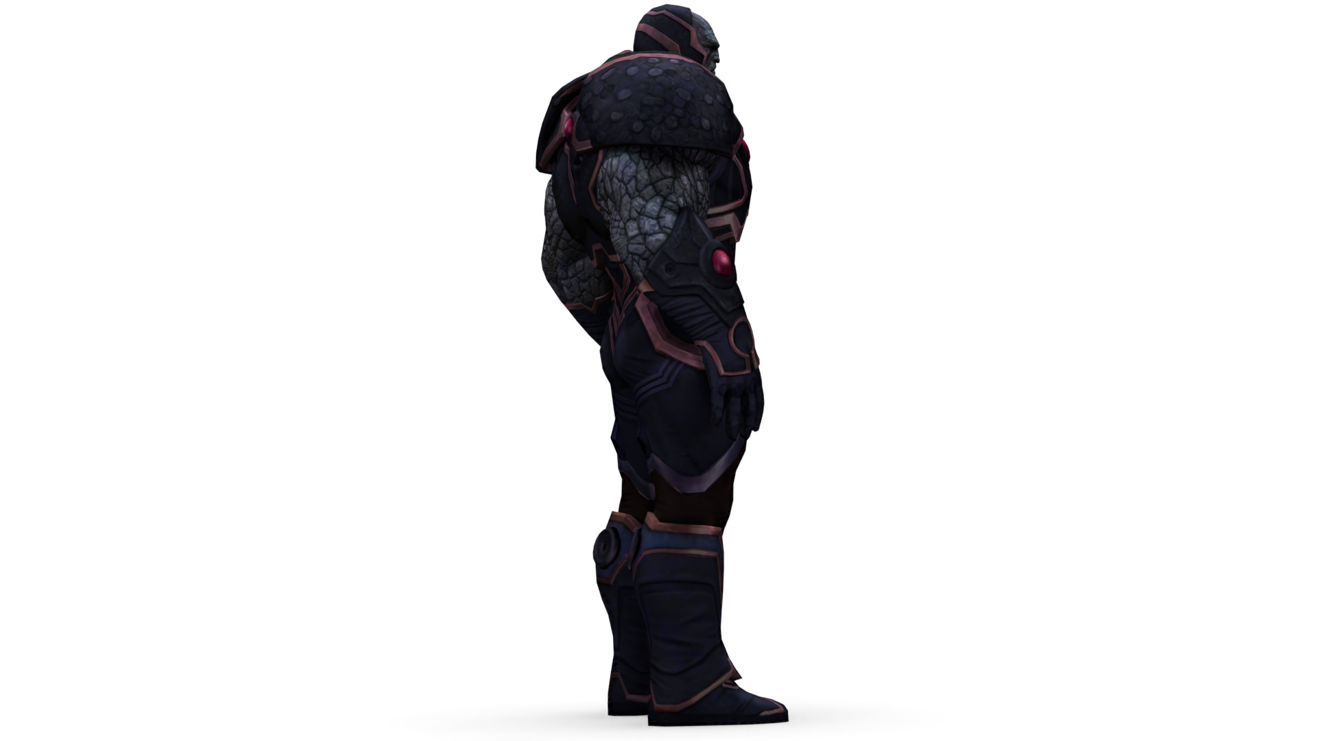 Darkseid 3D Model Rigged Game Ready Supervillain Low-poly 3D model_5
