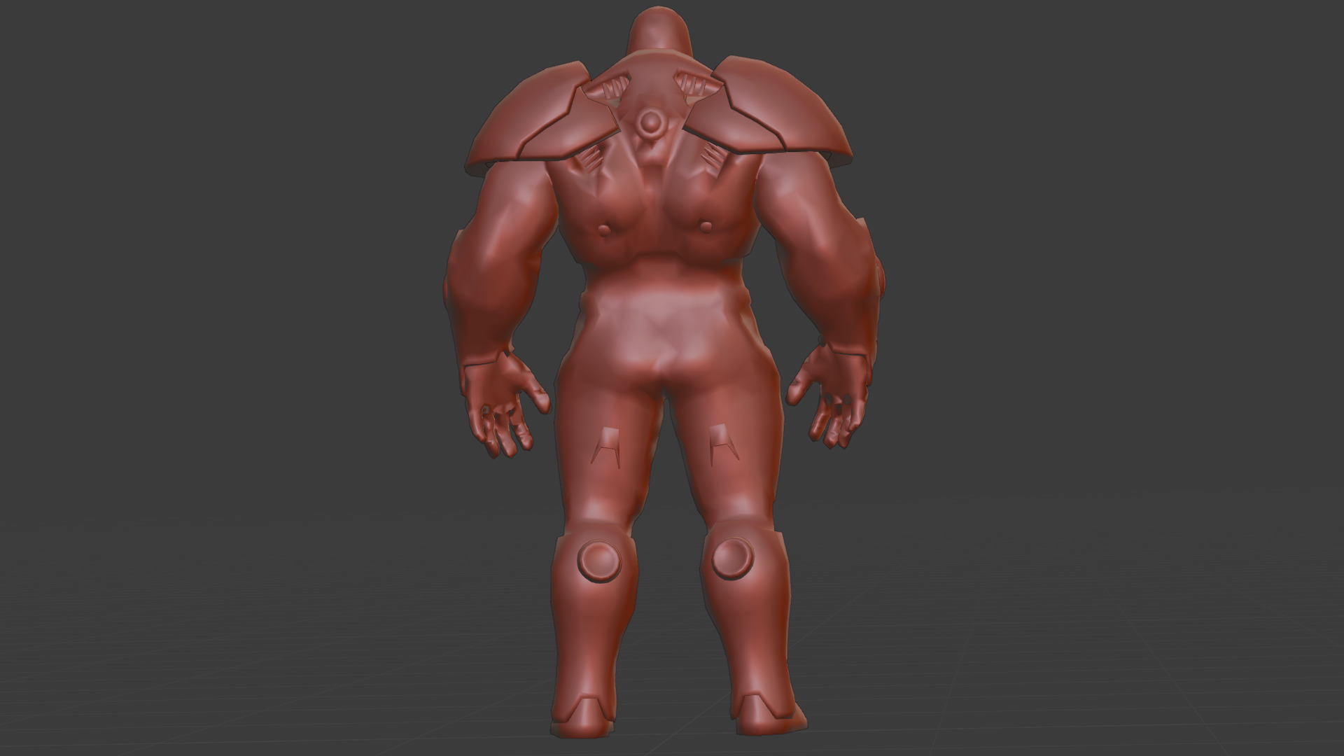 Darkseid 3D Model Rigged Game Ready Supervillain Low-poly 3D model_22