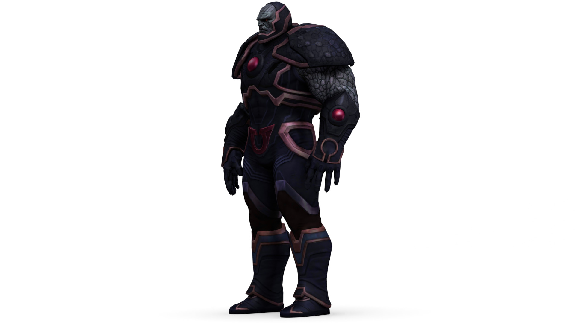 Darkseid 3D Model Rigged Game Ready Supervillain Low-poly 3D model_10