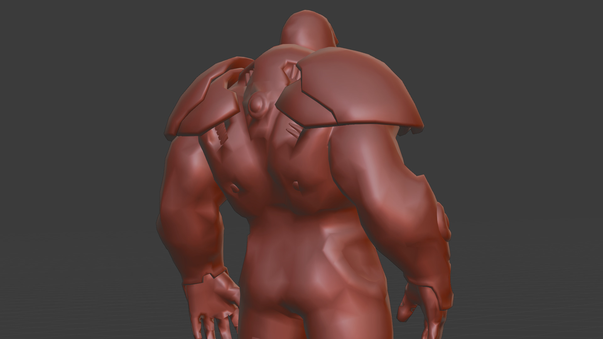 Darkseid 3D Model Rigged Game Ready Supervillain Low-poly 3D model_27