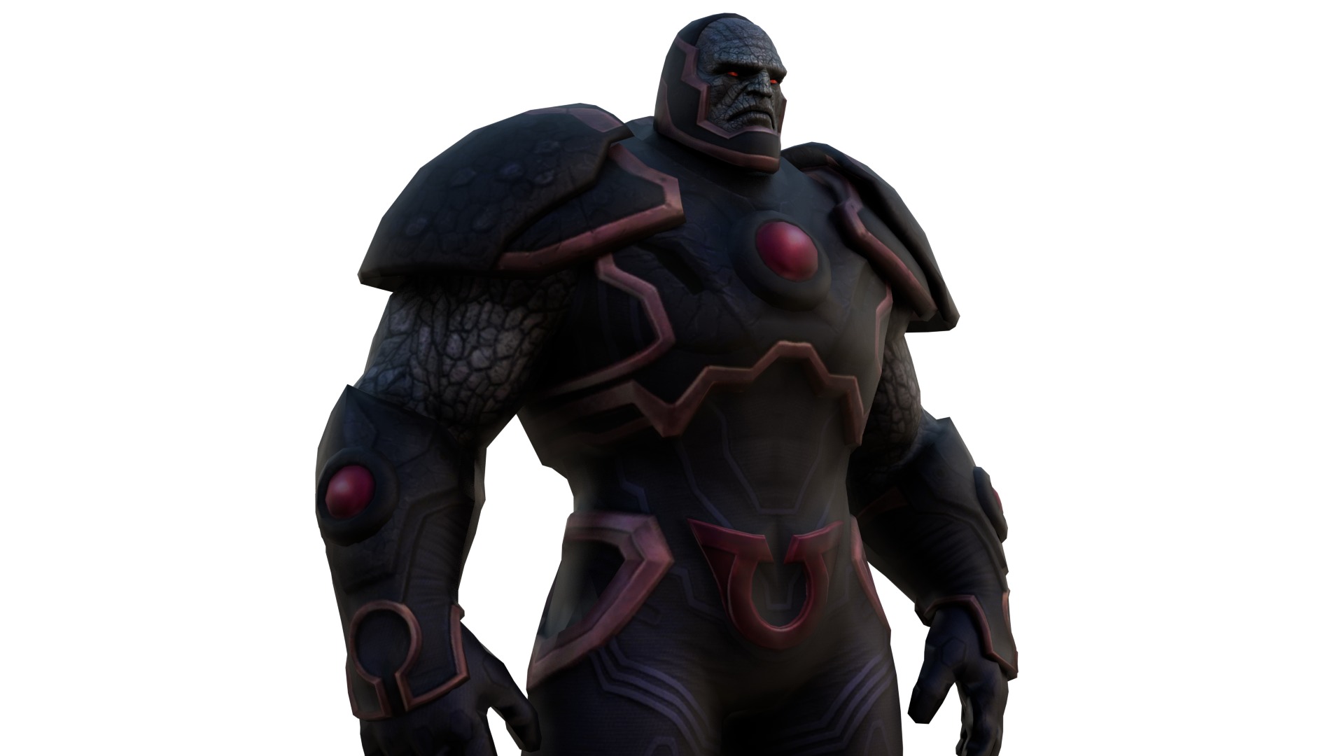 Darkseid 3D Model Rigged Game Ready Supervillain Low-poly 3D model_4