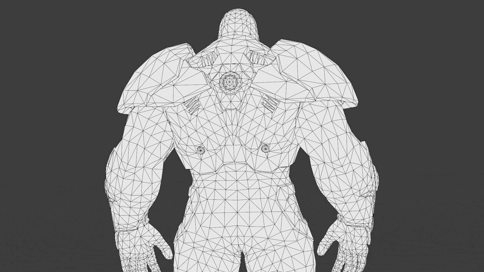 Darkseid 3D Model Rigged Game Ready Supervillain Low-poly 3D model_39