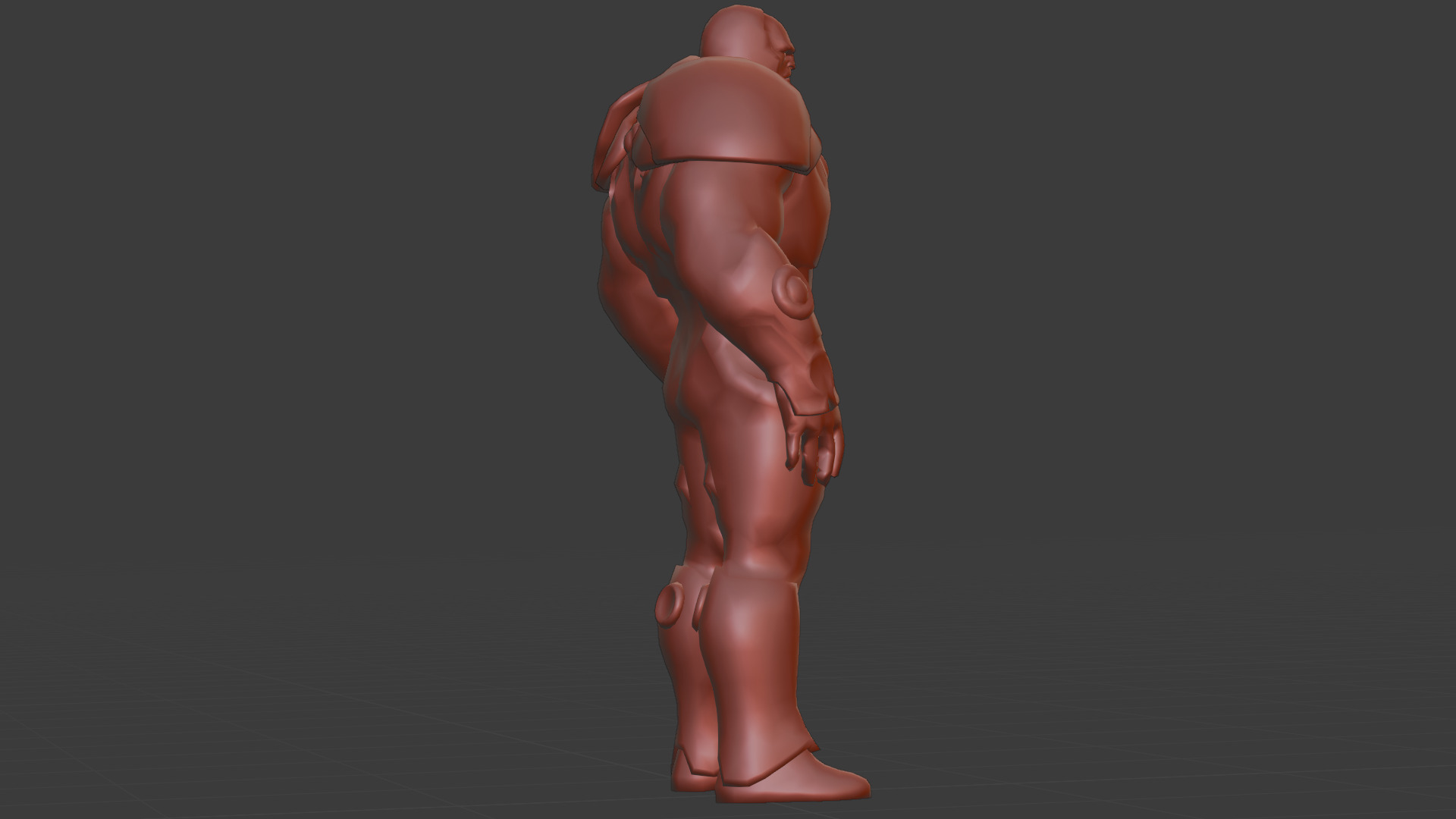 Darkseid 3D Model Rigged Game Ready Supervillain Low-poly 3D model_19