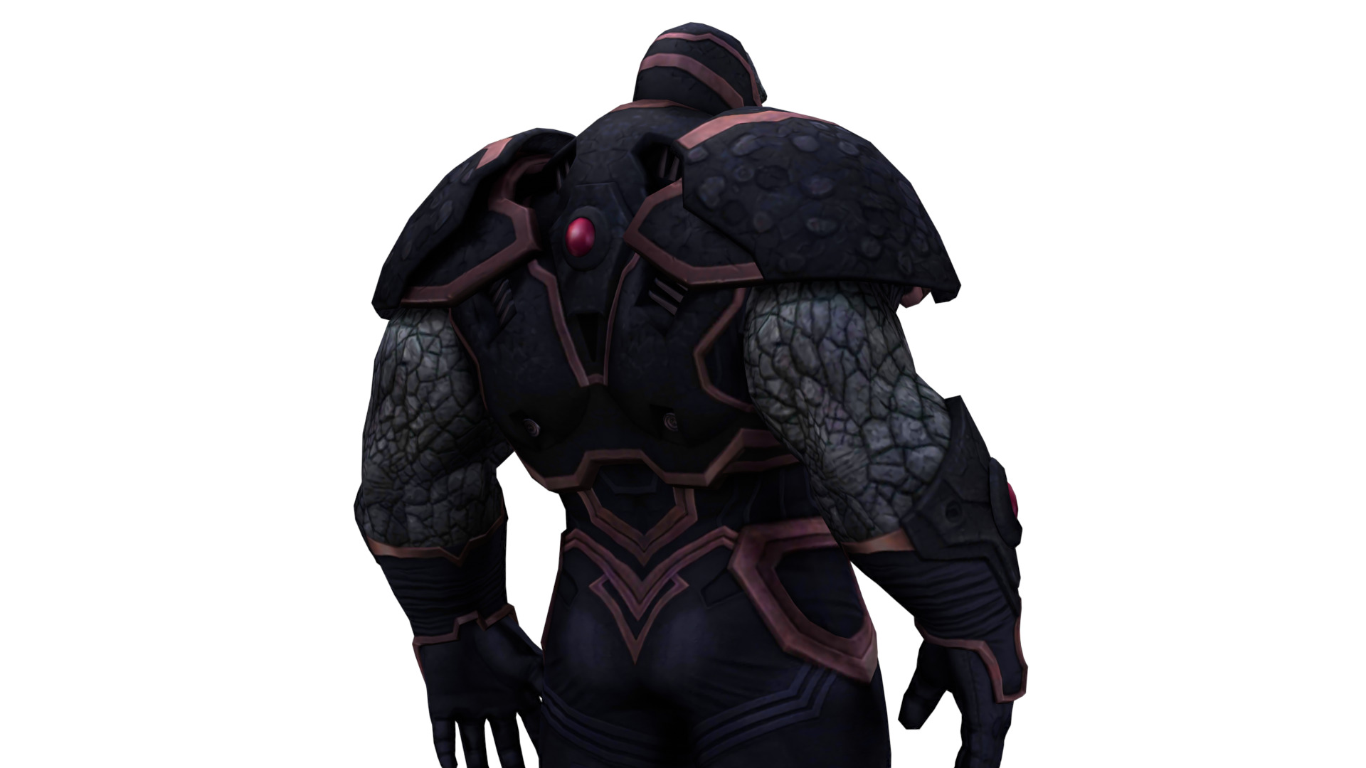 Darkseid 3D Model Rigged Game Ready Supervillain Low-poly 3D model_11