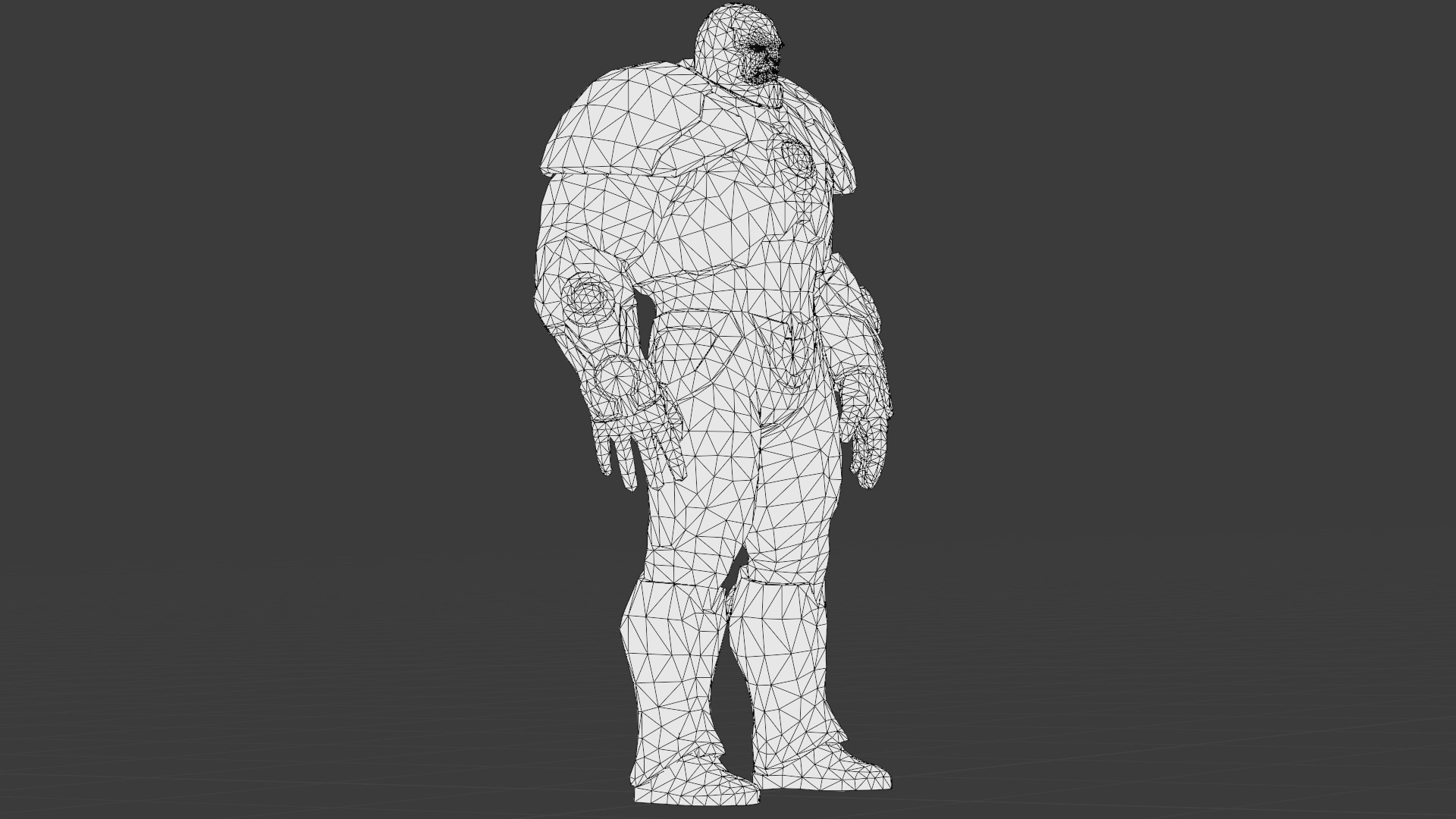 Darkseid 3D Model Rigged Game Ready Supervillain Low-poly 3D model_36