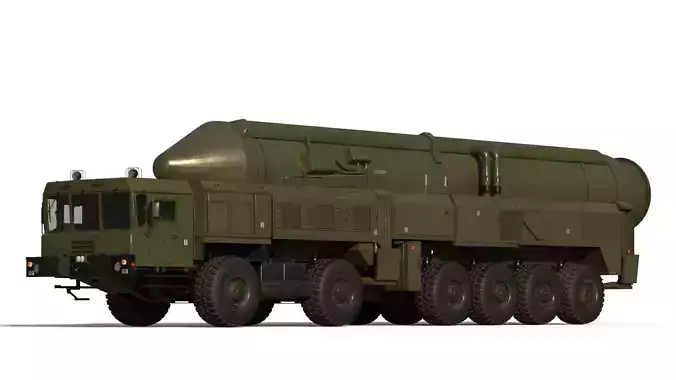 RS-26 Oreshnik Rubezh IRBM 3D model