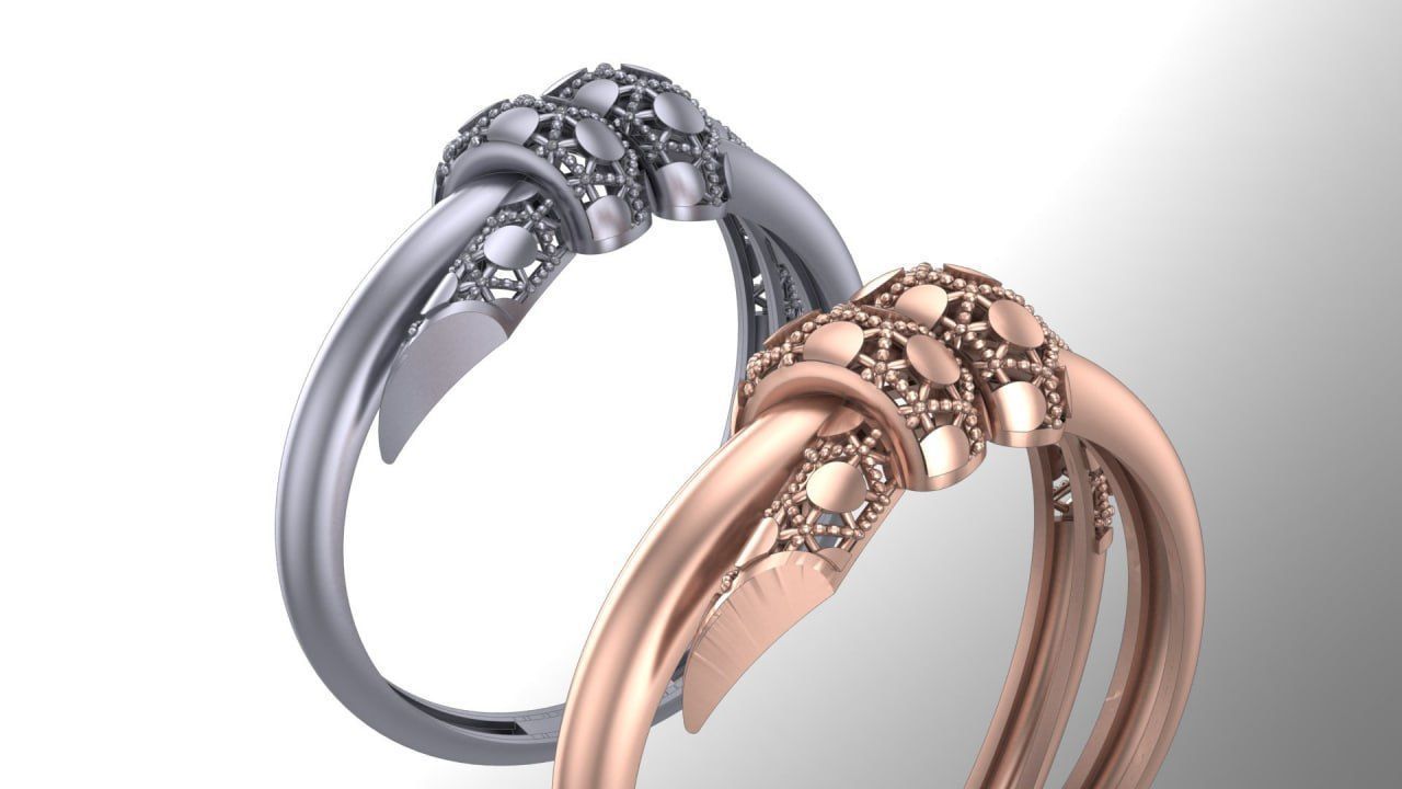 fusion ring ver 2 3D print model_1