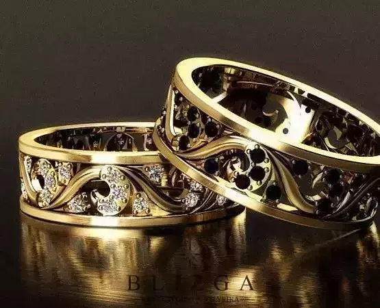 pattern wedding ring 1472