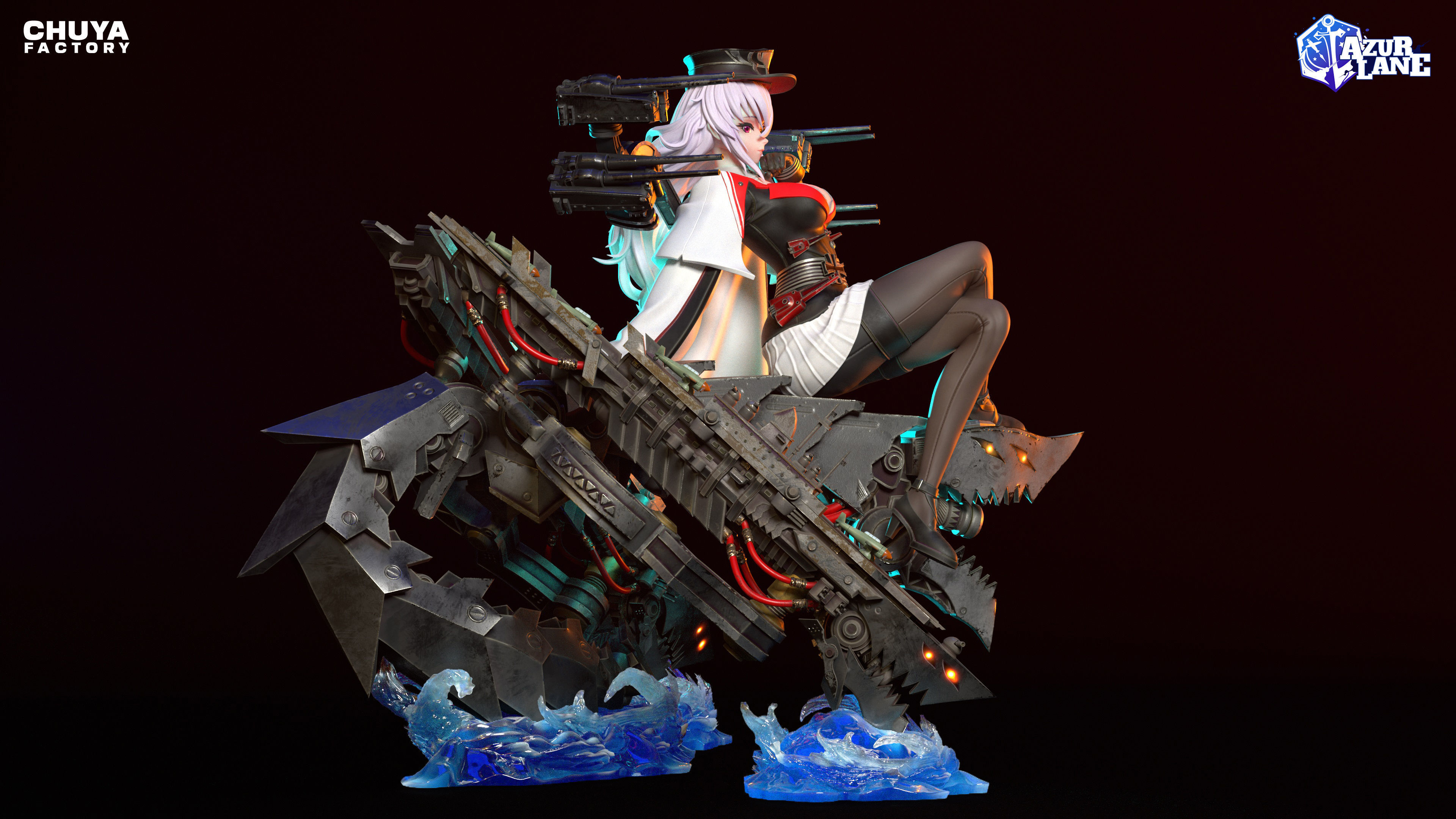 Graf Zeppelin from Azur Lane 3D print model_1