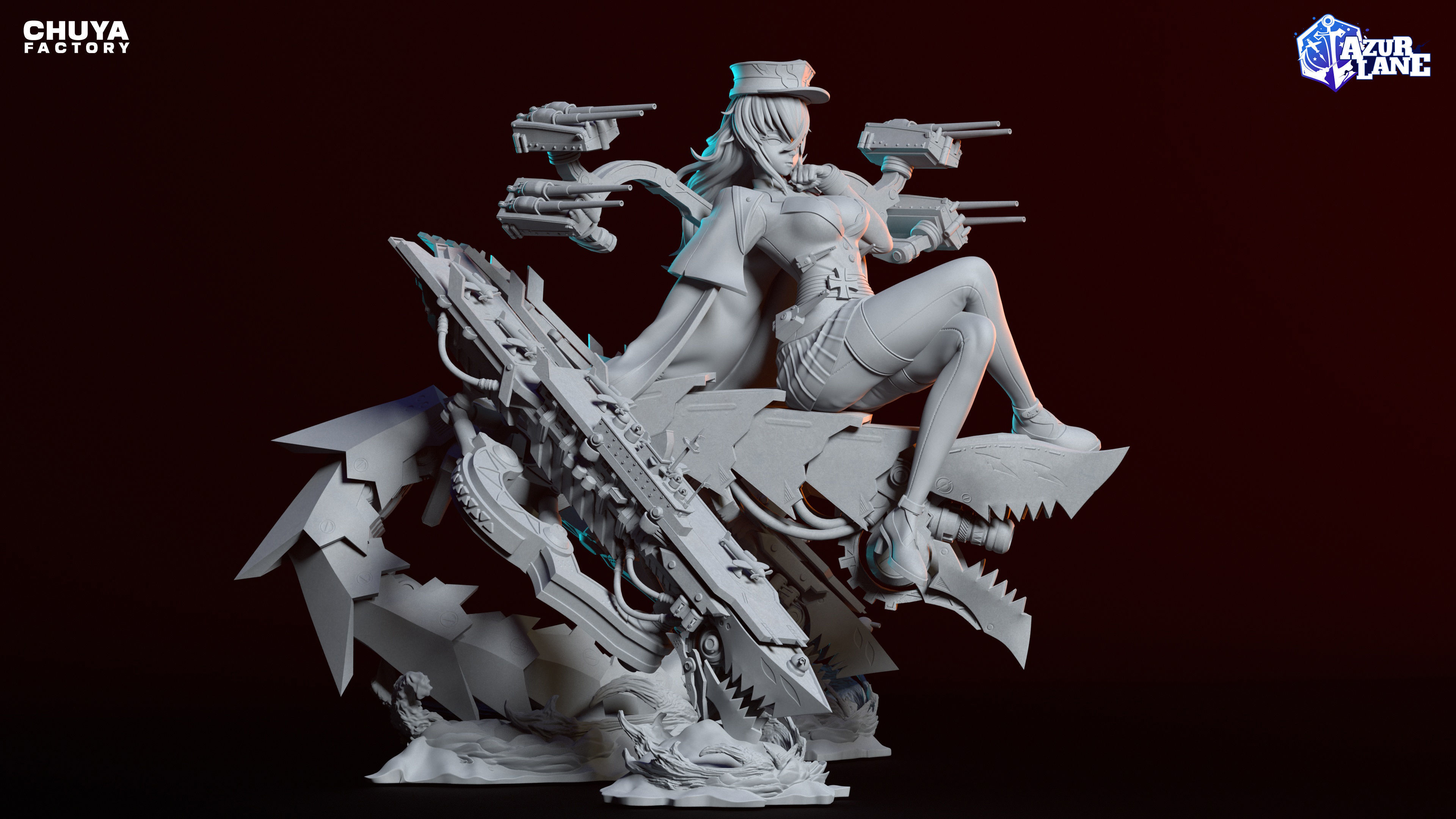 Graf Zeppelin from Azur Lane 3D print model_11