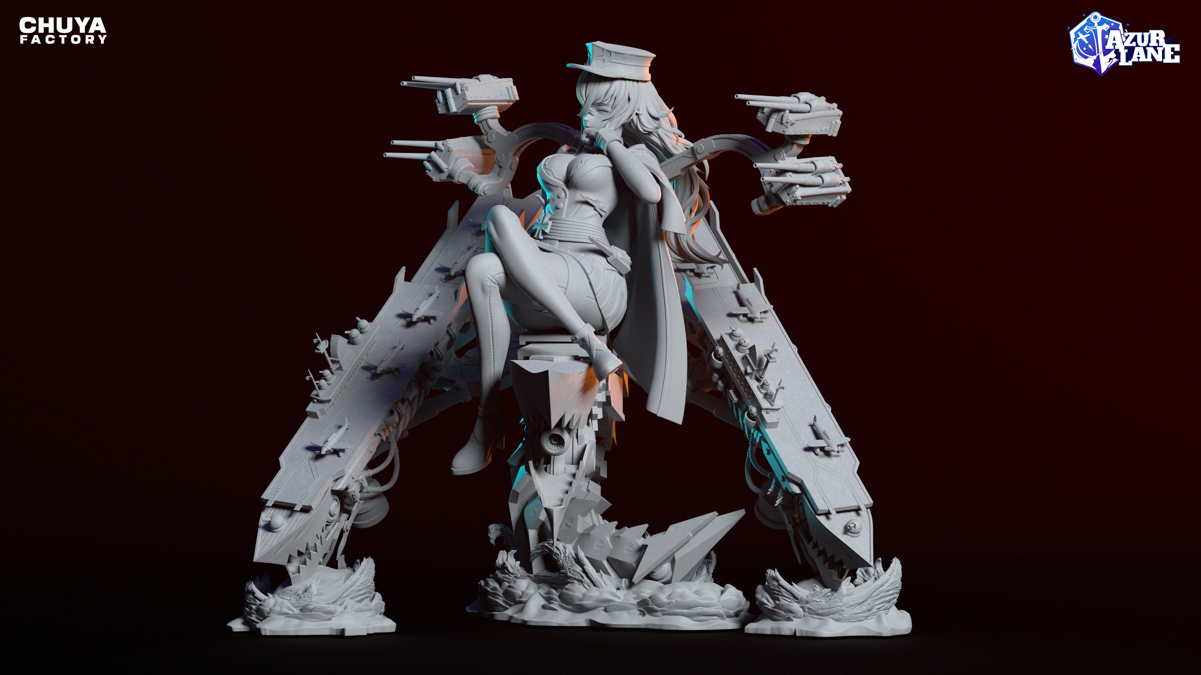 Graf Zeppelin from Azur Lane 3D print model_16