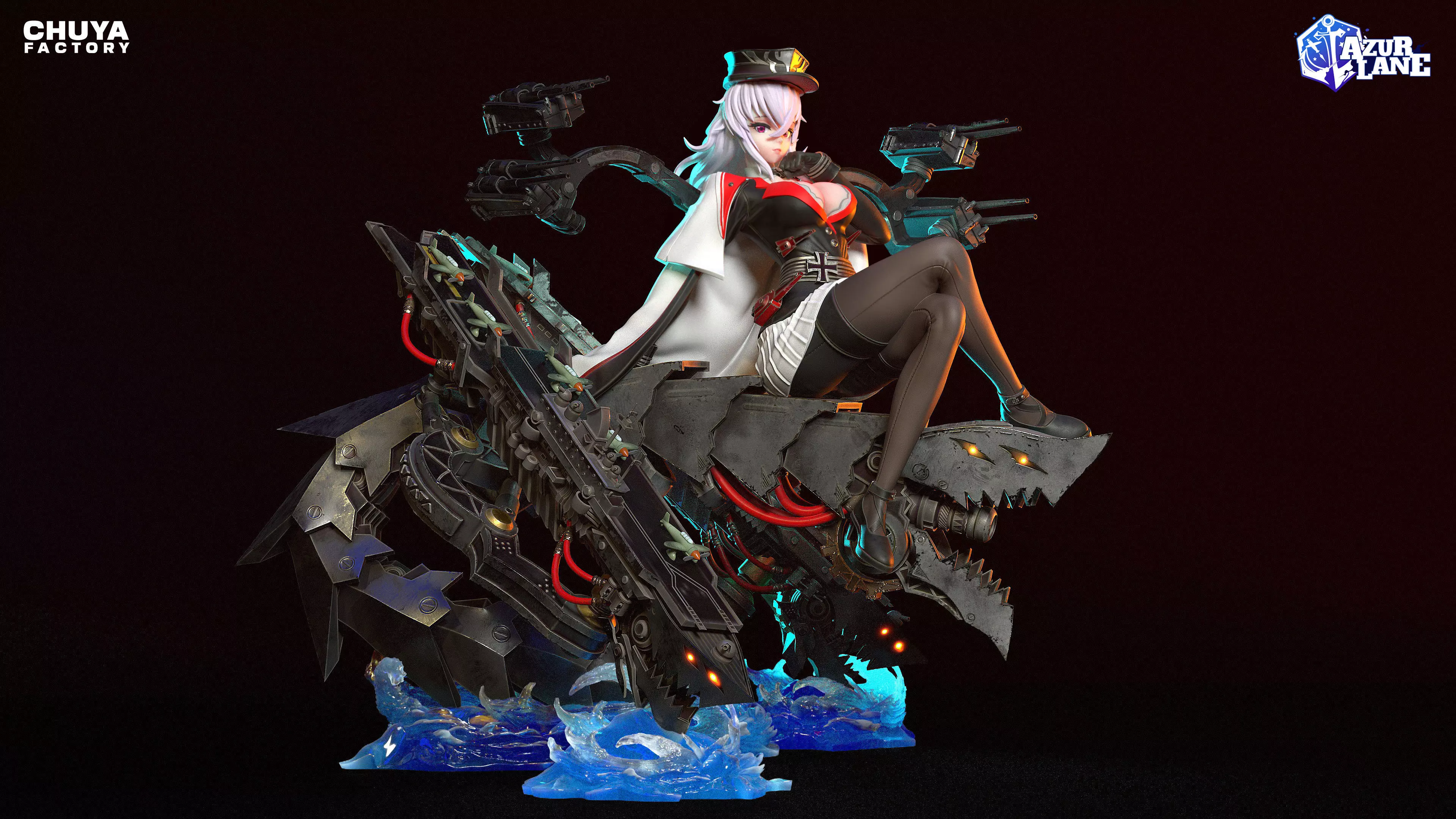 Graf Zeppelin from Azur Lane 3D print model_0