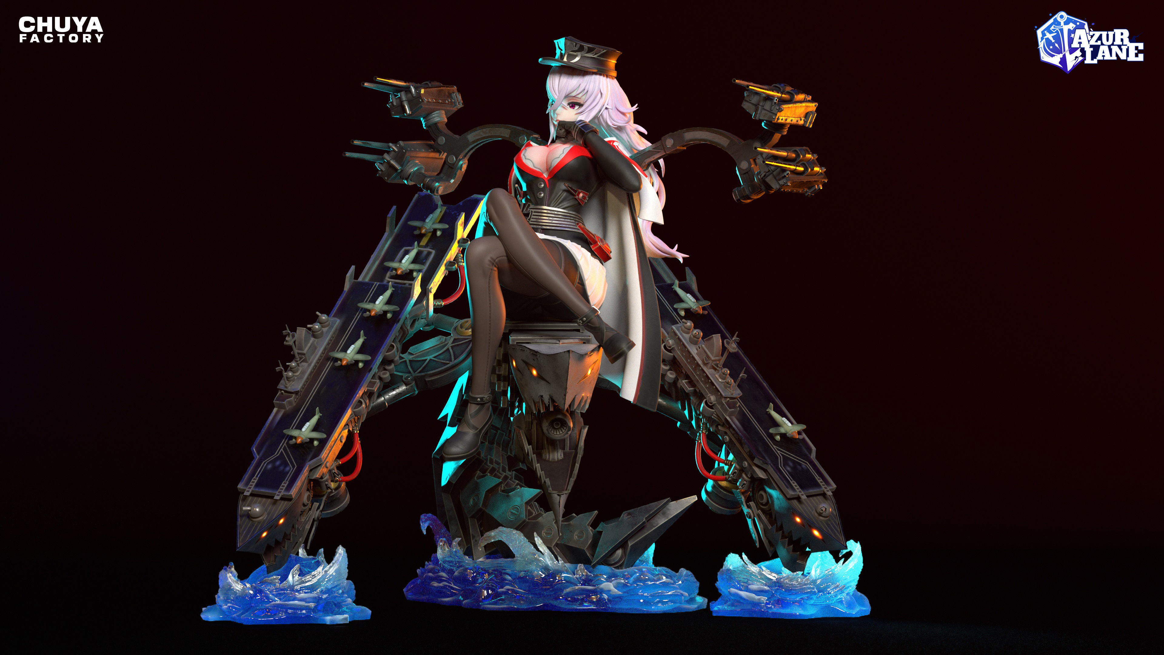 Graf Zeppelin from Azur Lane 3D print model_6