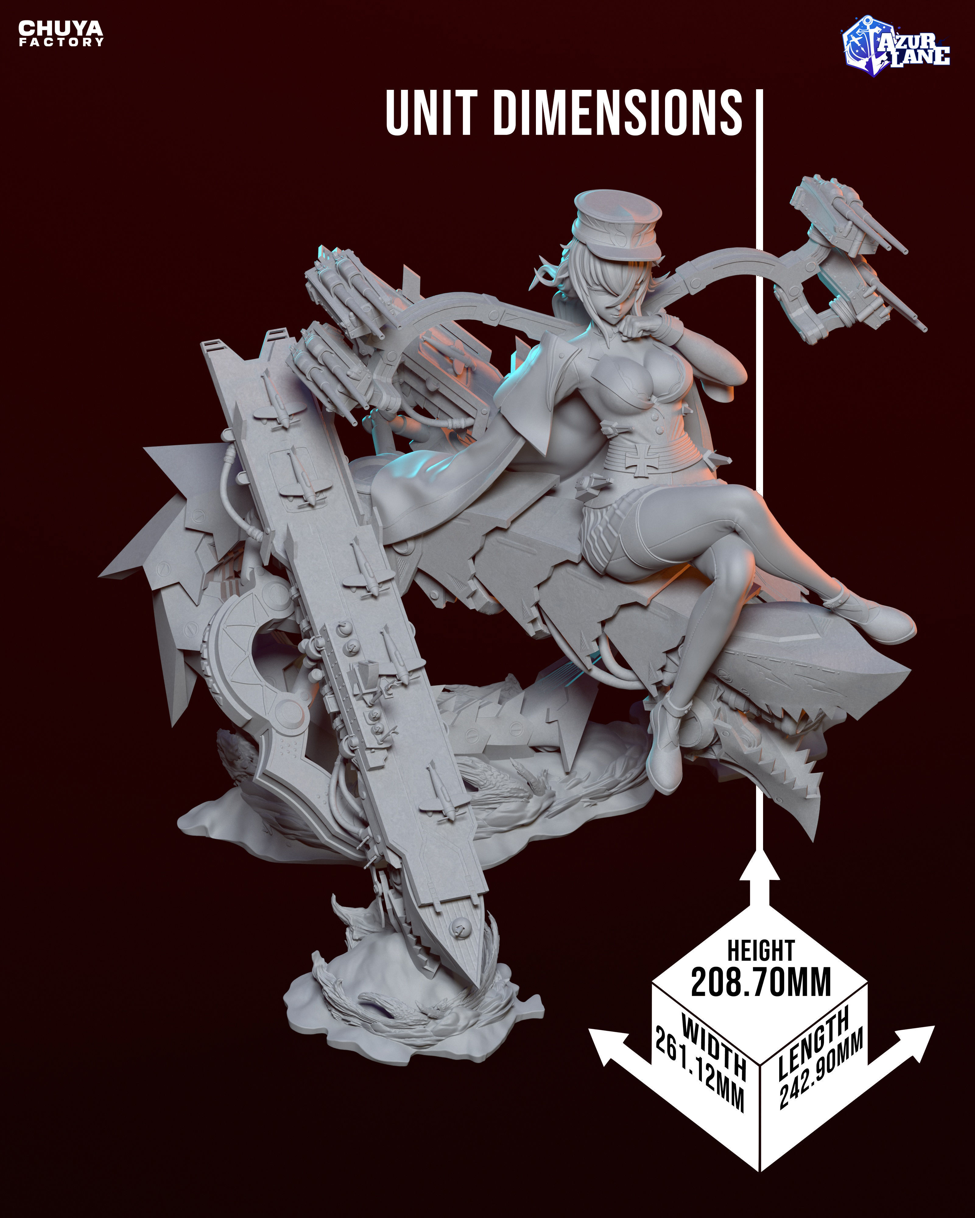 Graf Zeppelin from Azur Lane 3D print model_18