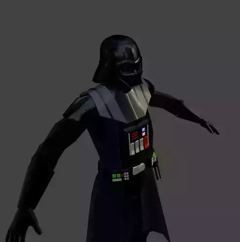 Darth Vader Low Poly
