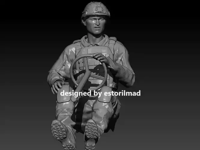 hummer humvee driver soldier two versions