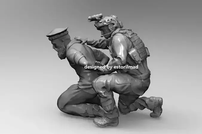 SEAL SPECIAL FORCES SOLDIER APPRECIATE INSURGENT 3D print model