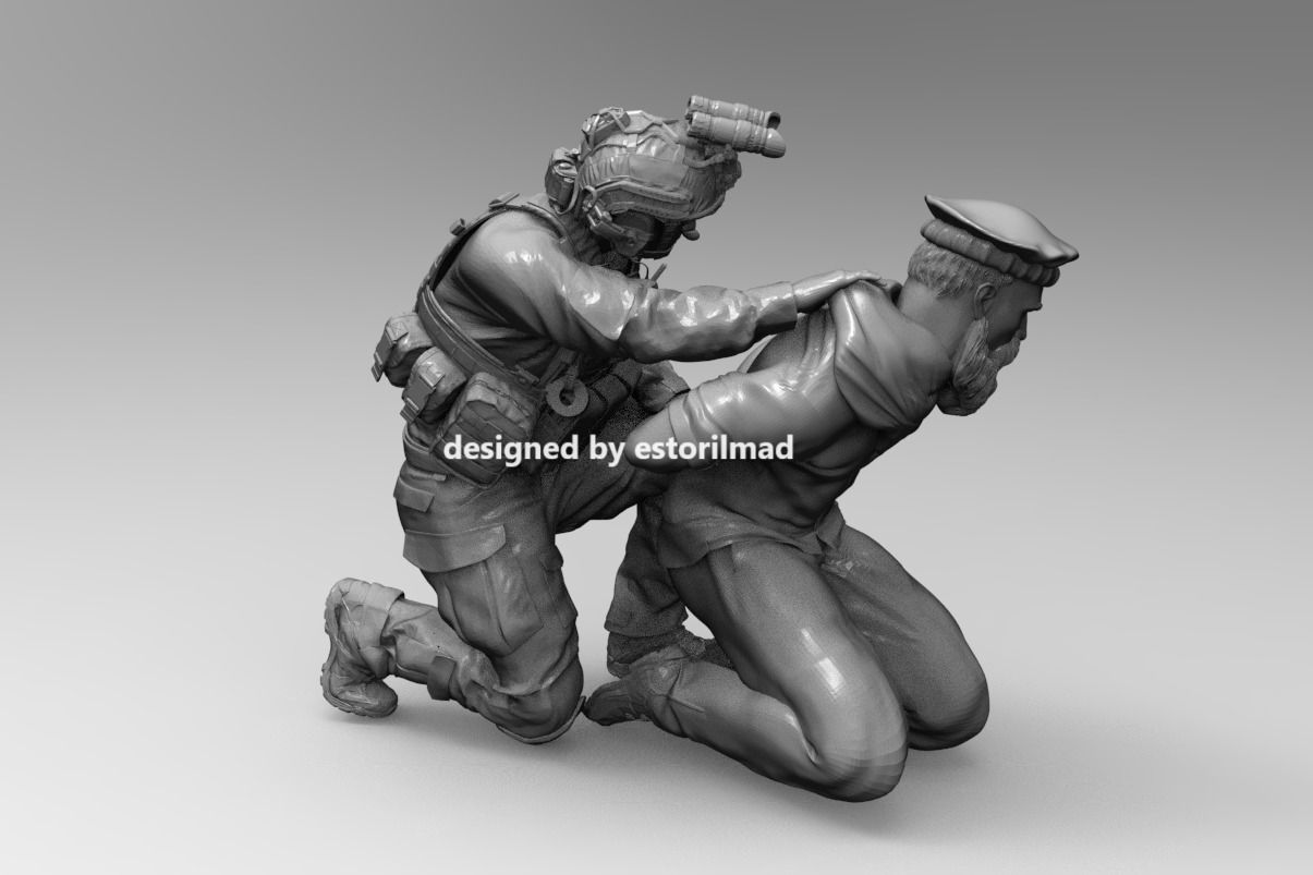 SEAL SPECIAL FORCES SOLDIER APPRECIATE INSURGENT 3D print model_2
