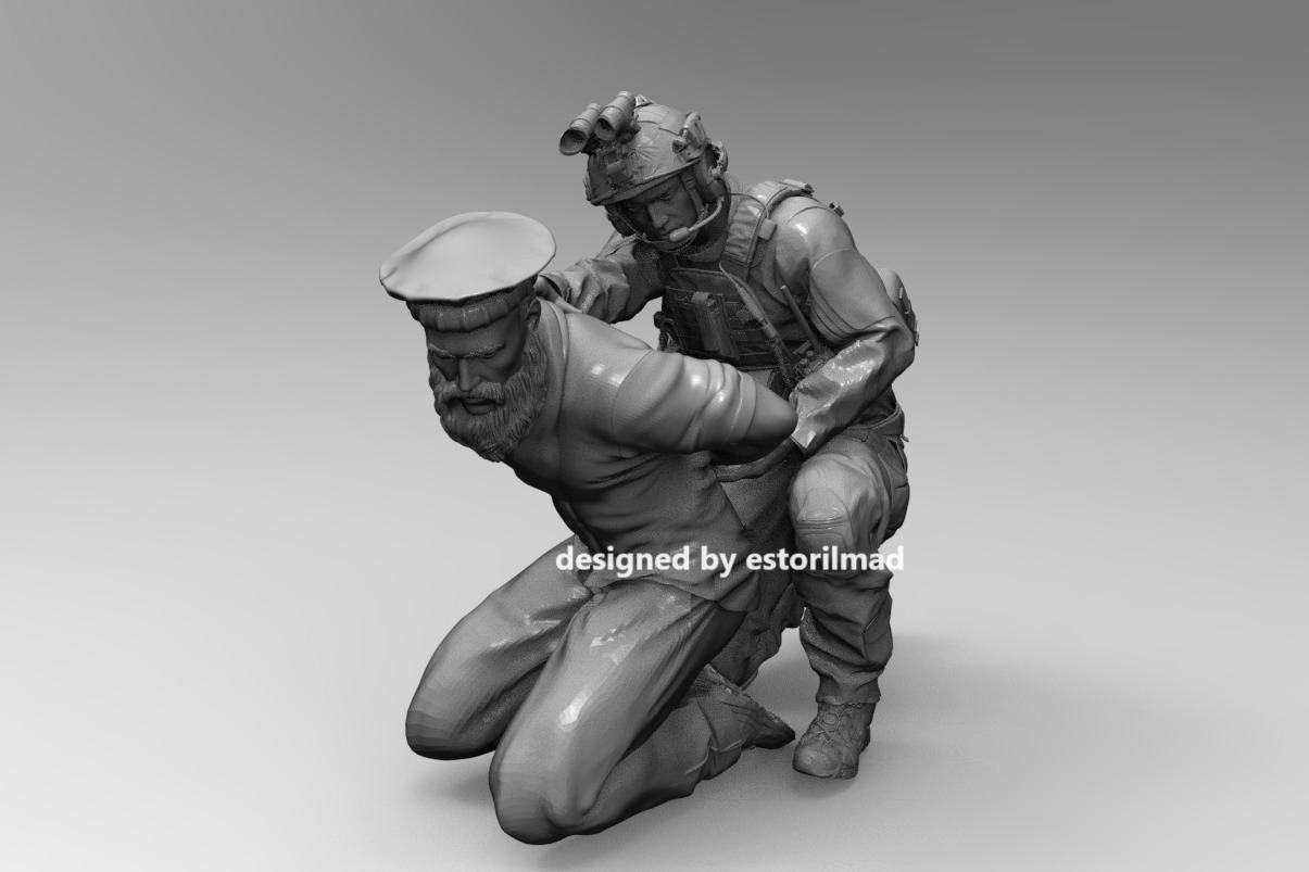 SEAL SPECIAL FORCES SOLDIER APPRECIATE INSURGENT 3D print model_1