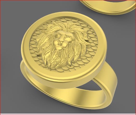 zodiac rings 3D print model_16