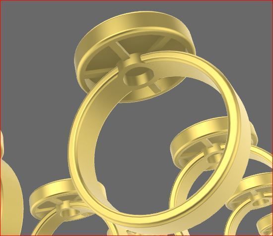 zodiac rings 3D print model_7