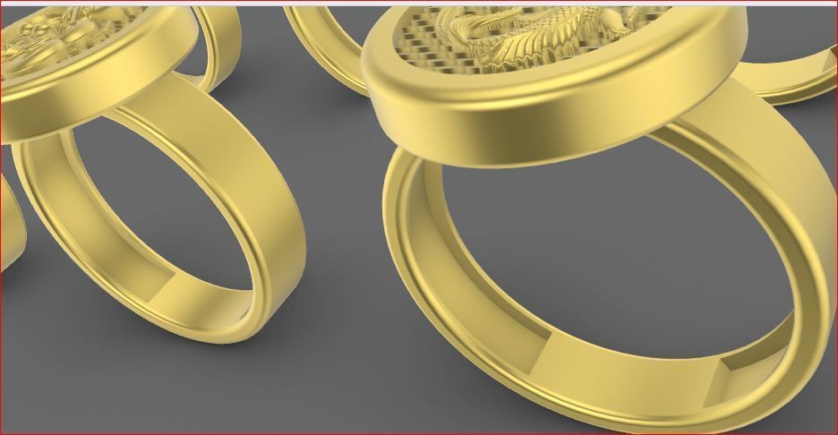 zodiac rings 3D print model_10
