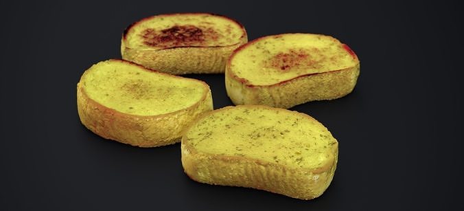 ITALIAN GARLIC BREAD 2024 3D model 3